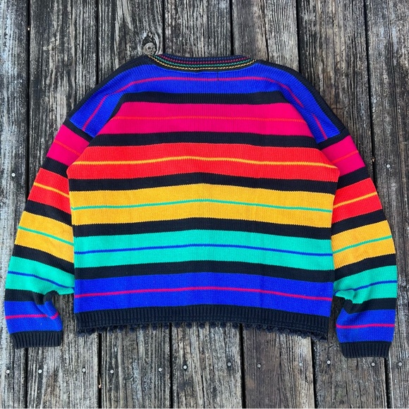 Vintage 90s Oversized Tassle Cardigan - Picture 3 of 3